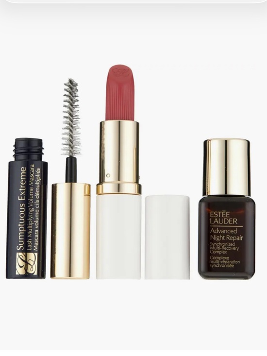 Estee Lauder Other - Estée Lauder Three Piece Beauty Gift Set with Serum, Mascara and Lipstick ~ New!